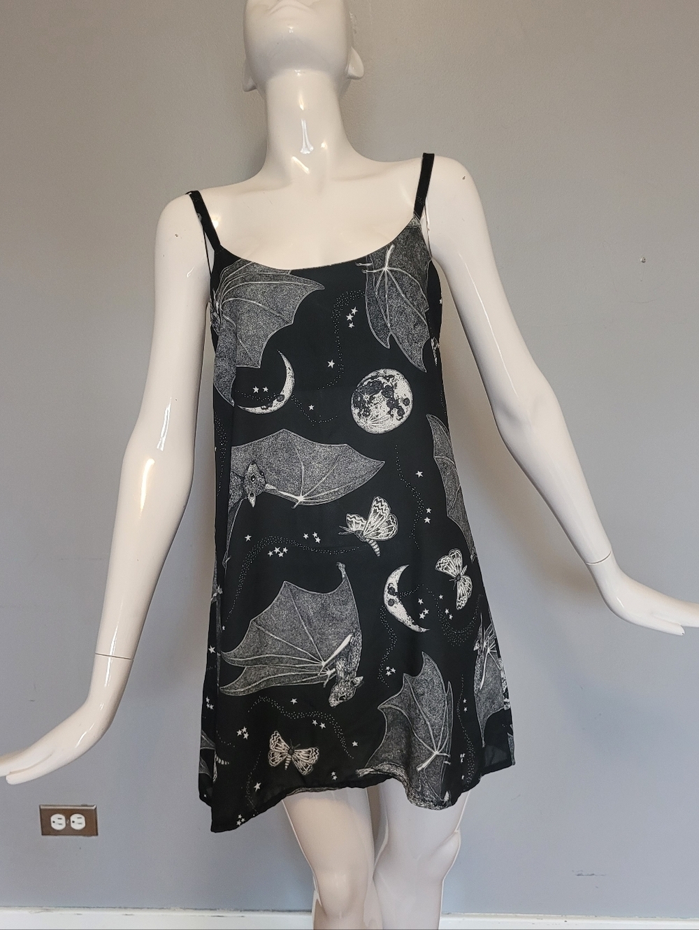 Cosmic Drifters Nocturnal Print Slip Dress, VGUC, Approximate Size S